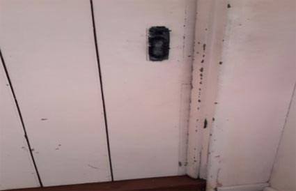 old door probable lead paint