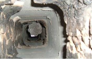 Inspect chimney before starting