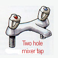 Two Hole Mixer Tap