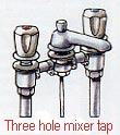 Three Hole Mixer Tap