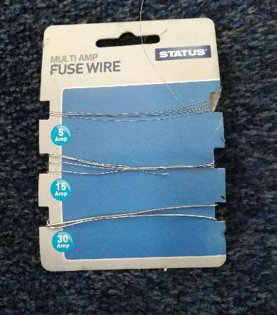 Replacement fuse wire for rewirable fuses