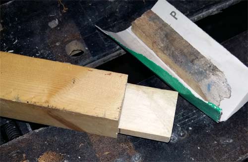 Sandpaper for tidying up