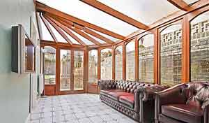 Timber conservatory