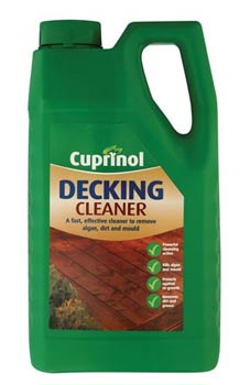 Dedicated decking cleaner