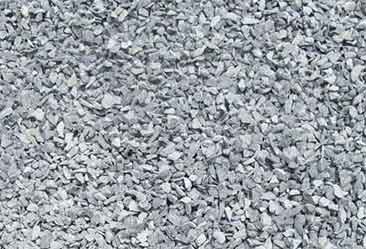 Cleaned aggregate ready for use