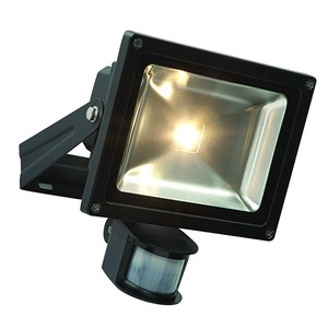 LED security floodlight with PIR