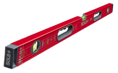 Box section spirit level