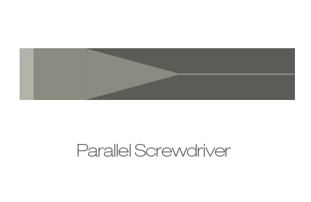 Parallel slotted screwdriver