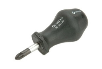 Stubby fixed screwdriver