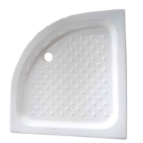 Heavy ceramic quadrant shower tray