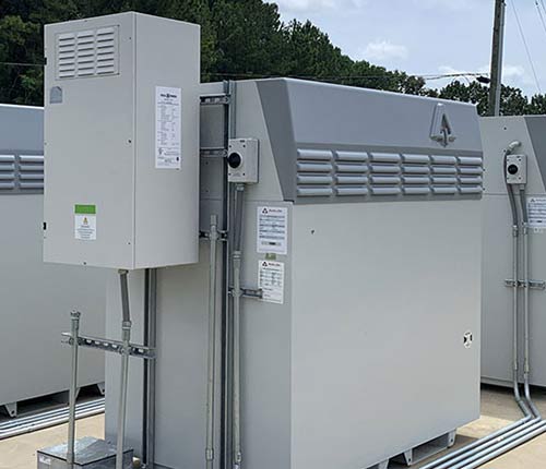 Flow battery for large scale solar farm