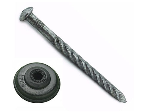 Cone head drive screw with washer