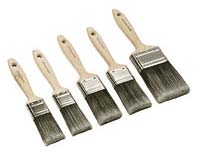 A Range of Different Sized Paint Brushes for Home Improvement