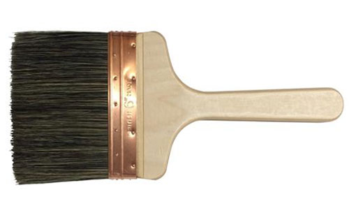 Natural and synthetic bristle brush