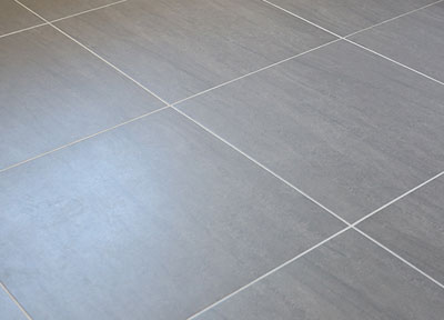 Large modern lino floor tiles