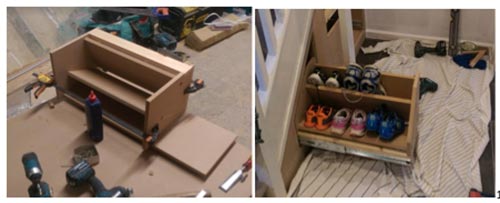 How To Build Under Stairs Storage Drawers For Shoes And Coats