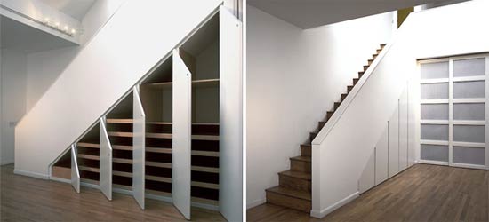 Multi-cupboard understairs storage