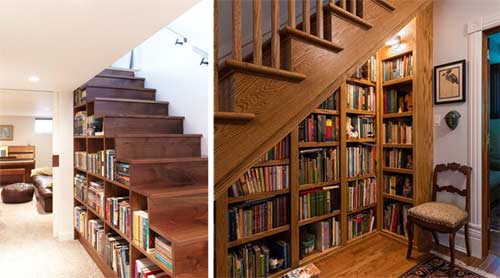 Home library and book storage
