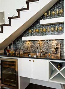 Wet bar vs dry bar