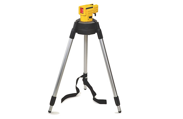 Good quality laser level mounted on tripod