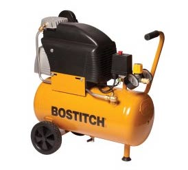 Compressor to supply pressurised air for nail gun