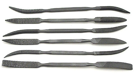 Range of rifflers rasps