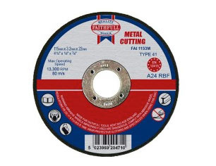 Metal cut off disc