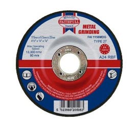 Metal grinding disc