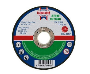 Stone cut off disc