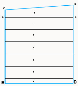 Wallpapering plan for wallpapering a ceiling