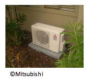 Mitsubishi Air Source Heat Pump unit