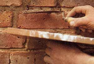 Get your pointing fixed to limit damp in your walls