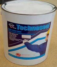 Technoseal rubberised paint for a waterproof seal