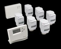 Wireless zone heating system controllers