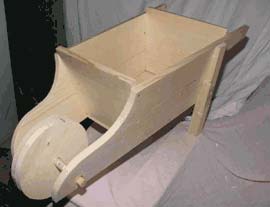 Wooden Wheelbarrow Planter
