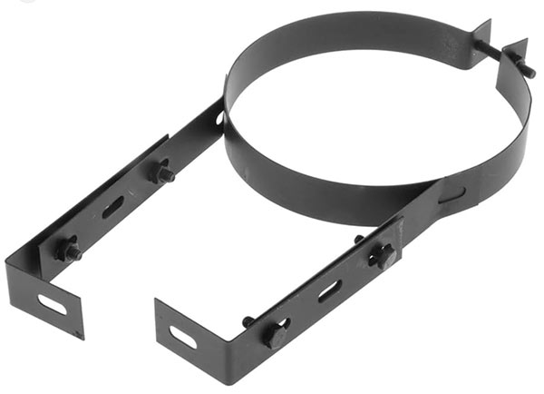 Standard flue pipe support bracket