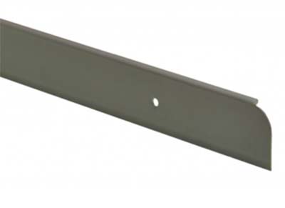 Metal worktop edging strip