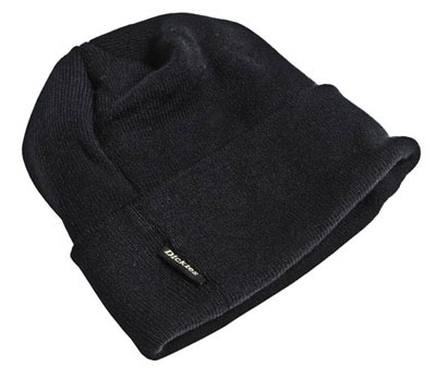 Black beanie hat from Dickies